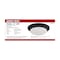 Nuvo 18W Flush Mount Twist & Lock Fixture, LED 12 in. Matte Black Finish Frosted Glass 62/687 - alternate 4
